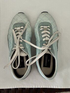 CHANEL Sneakers 7-Baby Blue